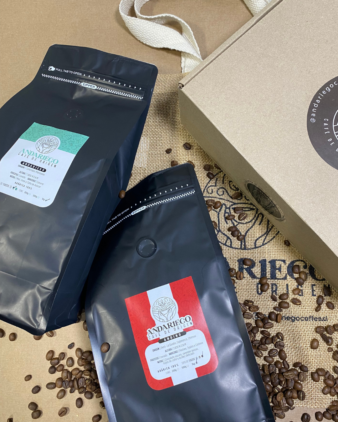 Pack más vendido | Andariego + Andino (2 kg Café de Especialidad)