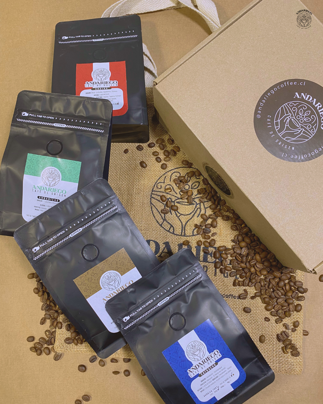 Pack Expedición de Orígenes: 4 Orígenes + Bolsa de Yute – 1 kg Total