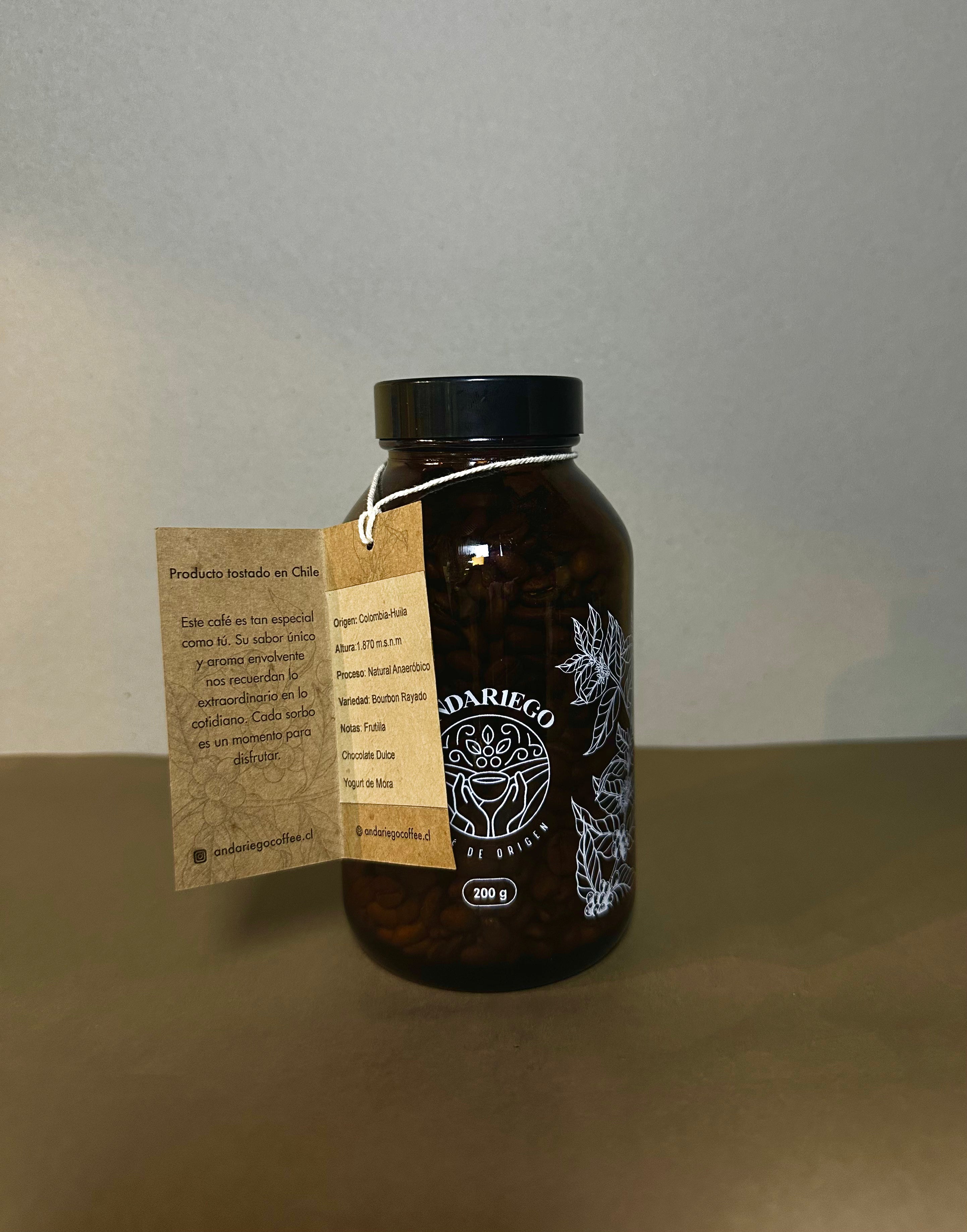 Edición Limitada Café de Origen Colombia - Huila | Variedad  Bourbon Rayado –  (200g)