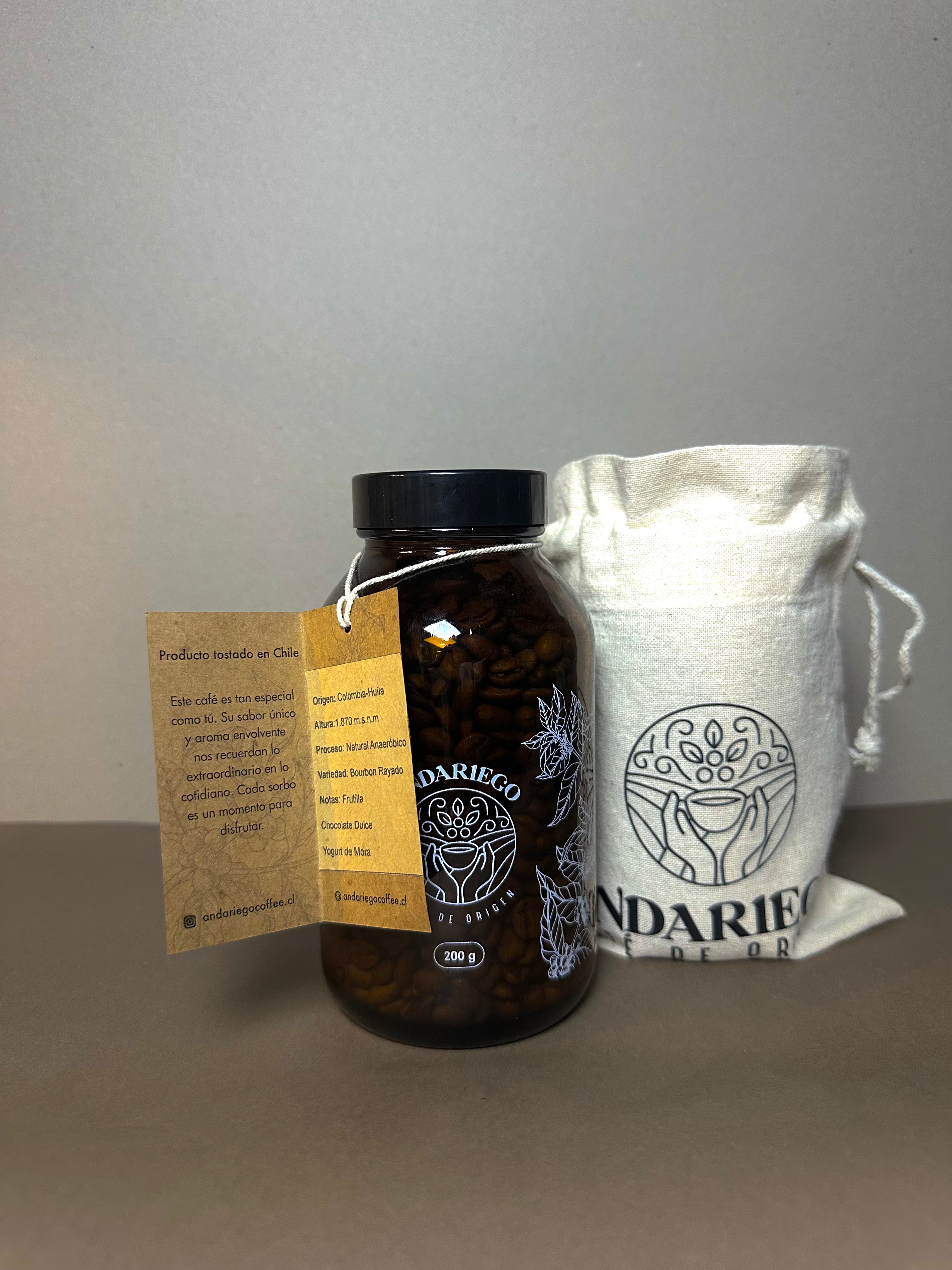 Edición Limitada Café de Origen Colombia - Huila | Variedad  Bourbon Rayado –  (200g)