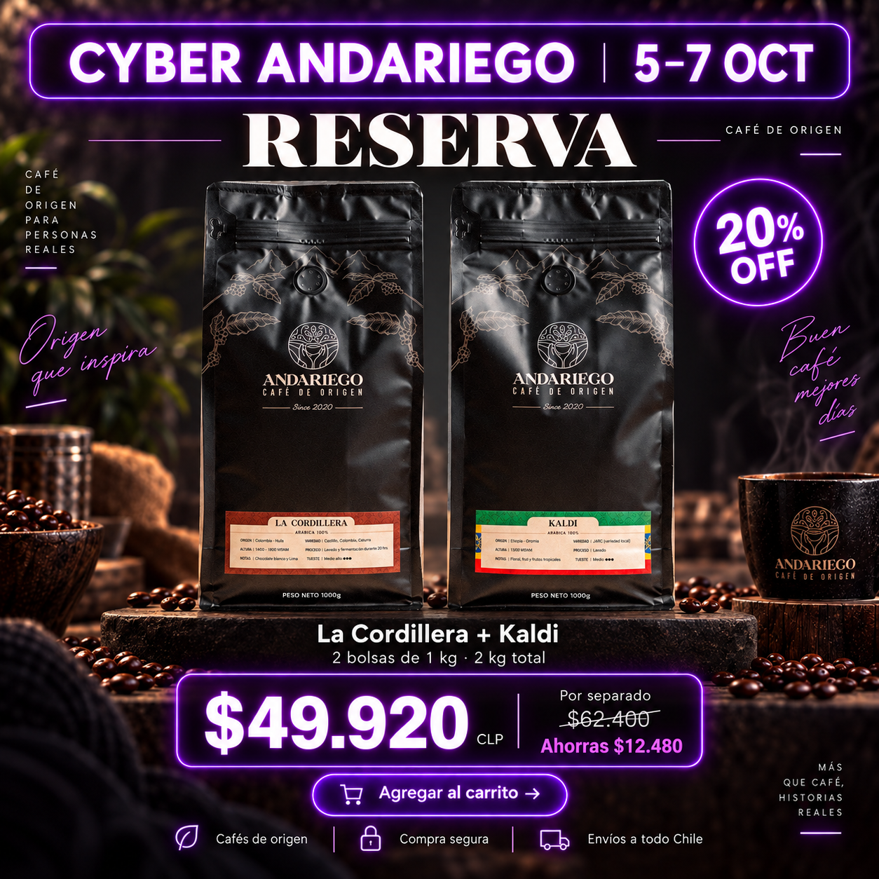Cyber Reserva | La Cordillera + Kaldi