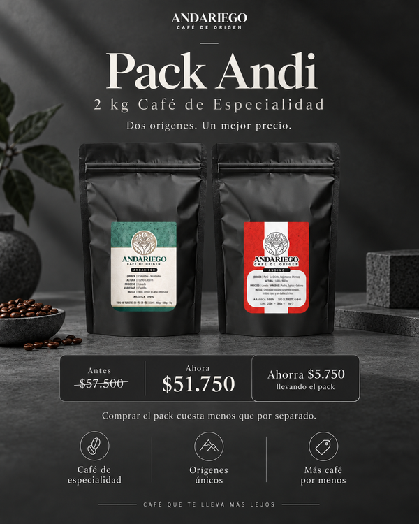 Pack Andi Andariego + Andino 2 kg - ahorro $5.750